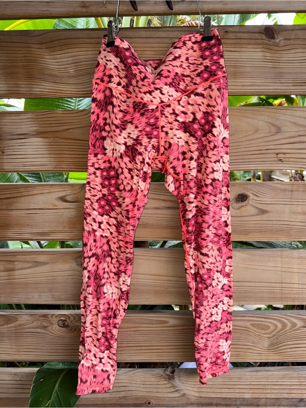 Pink Patterned Leggings